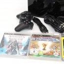 Sony PlayStation 3 80GB [inkl. DualShock Controller] schwarz - gebraucht + 3 Spiele