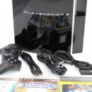 Sony PlayStation 3 80GB [inkl. DualShock Controller] schwarz - gebraucht + 3 Spiele