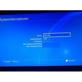 SONY PlayStation 4&trade; PS4 CUH 1116B mit FW 5.05 - Jailbreak CFW f�hig