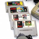 Original SNES Super Nintendo Konsole Gerät 1 Controller & 8 Spiele gebraucht