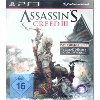 Assassins Creed 3 - Bonus Edition (100% uncut)  - PS3 Spiel PlayStation 3