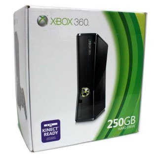 Xbox 360 Slim 250 GB mit X360Key XKEY XK3Y - gebraucht