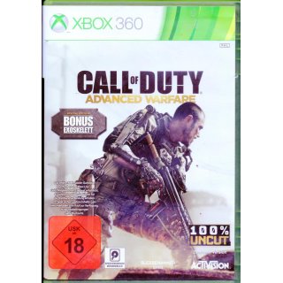 Call of Duty: Advanced Warfare Special Edition Bonus Exoskelett - Microsoft Xbox 360 gebraucht - USK-18