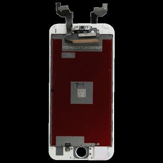 iPhone 6S LCD Retina Scheibe Komplett Front weiss