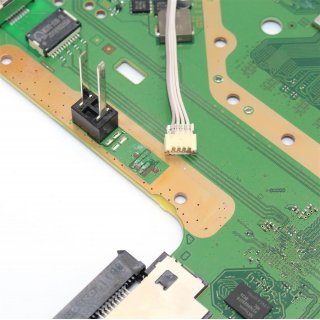 PlayStation4 PS4 Pro Slim Mainboard Netzteil 4 Pin Anschluss Stecker abgerissen abgerissen angerissen Reparatur