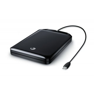 Mit externer USB Festplatte 500 GB